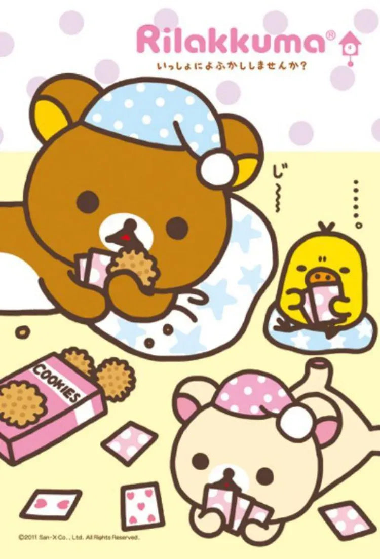 Frameless,Anime Cute Cartoon R-Rilakkuma DIY Diamond Drawing Manga Bear Chick Cat Reading Nursery Children Kawaii Room Decoratio