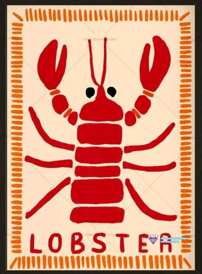 Tropical Preparatory Shell Beach Summer Lobster Square Round Diamond Painting Kit 5D DIY Diamond Art Gift Crafts Home Decor Gift