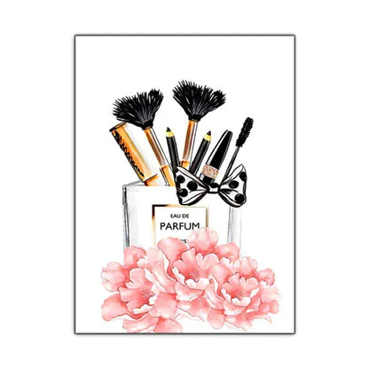 5D DIY AB Diamond Painting Perfume Lipstick High Heels Diamond Mosaic Fashion Modern Bedroom Decor Full Round Embroidery Gift