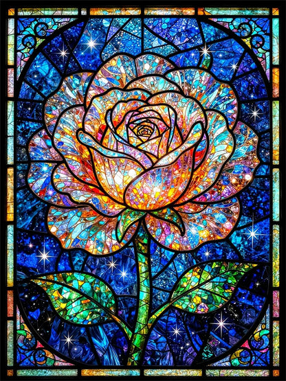 HUACAN Diamond Painting Rose Flower Embroidery Diamond Mosaic Floral Gift Handicrafts Rhinestones Home Decoration
