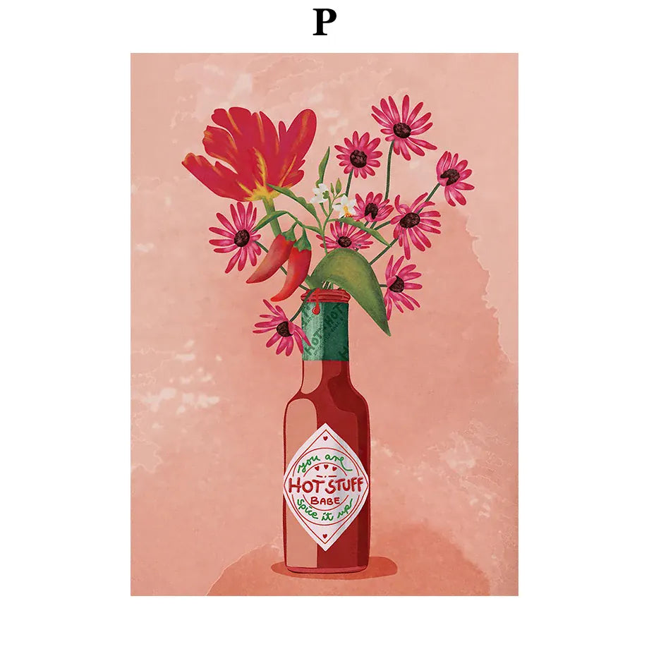 2026 Retro Pop Art Illustration Fashionable And Modern Women Floral Arrangement Fashion Wall Art Diamond Painting Nordic Poste