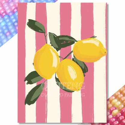 DIY Diamond Painting Kits Modern Designs Fruit Flowers Abstract Picture Full Drill Mosaic Embroidery Craft Gift for Adults Kids