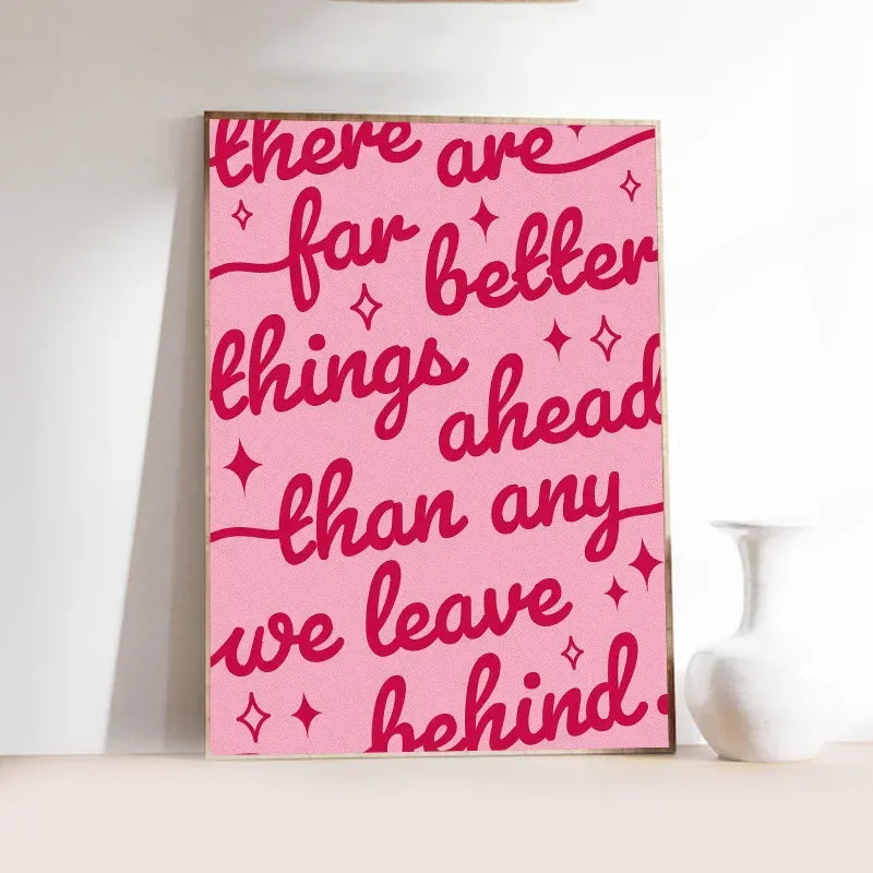 Pink Love Heart and Playing Cards Preparatory Student Diamond Print Poster