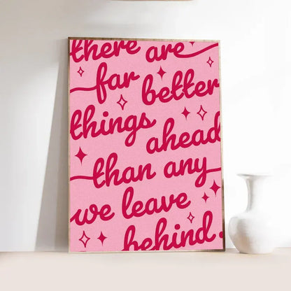 Pink Love Heart and Playing Cards Preparatory Student Diamond Print Poster