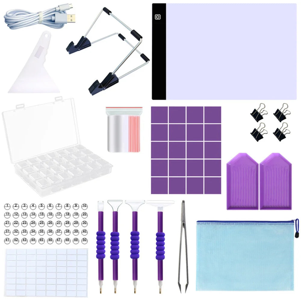 Diamond Painting DIY Dimmable Light Brightness Board LED pPainting Pad