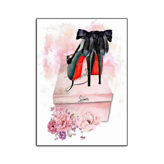 5D DIY AB Diamond Painting Perfume Lipstick High Heels Diamond Mosaic Fashion Modern Bedroom Decor Full Round Embroidery Gift