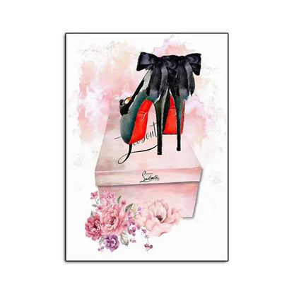 5D DIY AB Diamond Painting Perfume Lipstick High Heels Diamond Mosaic Fashion Modern Bedroom Decor Full Round Embroidery Gift