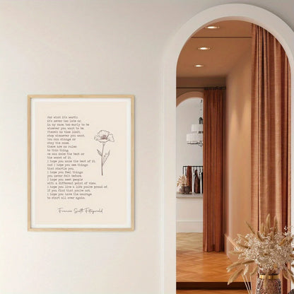 Simple Trendy Text Printing Poster, Simple Diamond Wall Decoration, Modern Art Home Decoration, Living Room Decoration