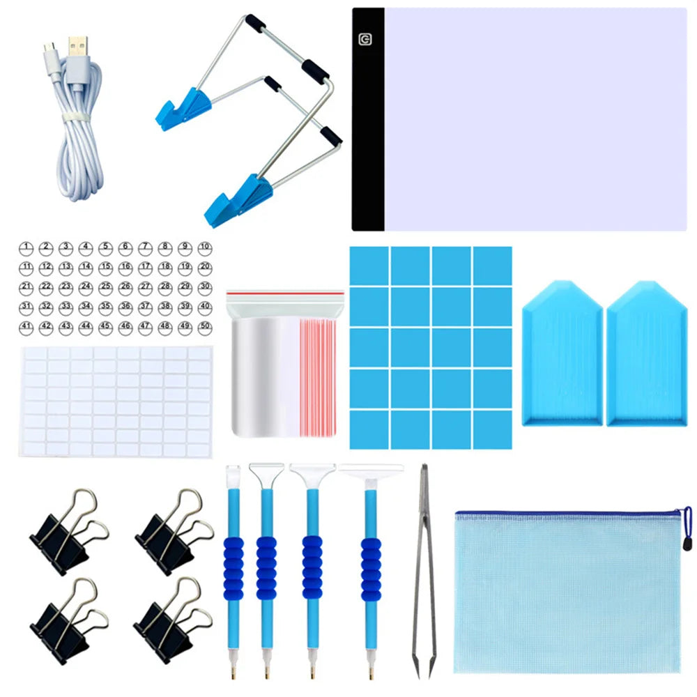 Diamond Painting DIY Dimmable Light Brightness Board LED pPainting Pad