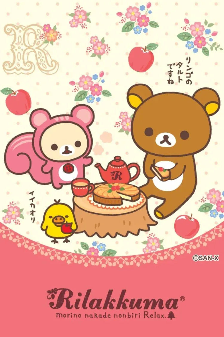 Frameless,Anime Cute Cartoon R-Rilakkuma DIY Diamond Drawing Manga Bear Chick Cat Reading Nursery Children Kawaii Room Decoratio