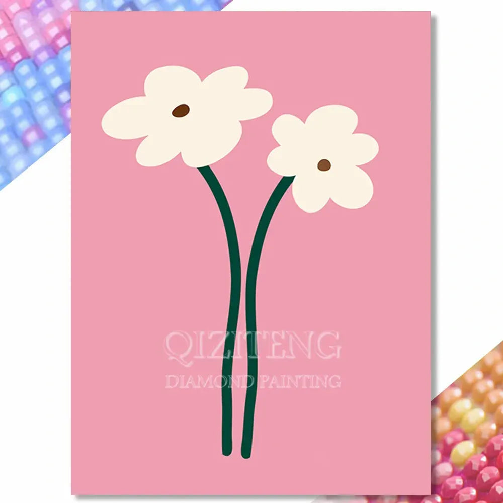DIY Diamond Painting Kits Modern Designs Fruit Flowers Abstract Picture Full Drill Mosaic Embroidery Craft Gift for Adults Kids