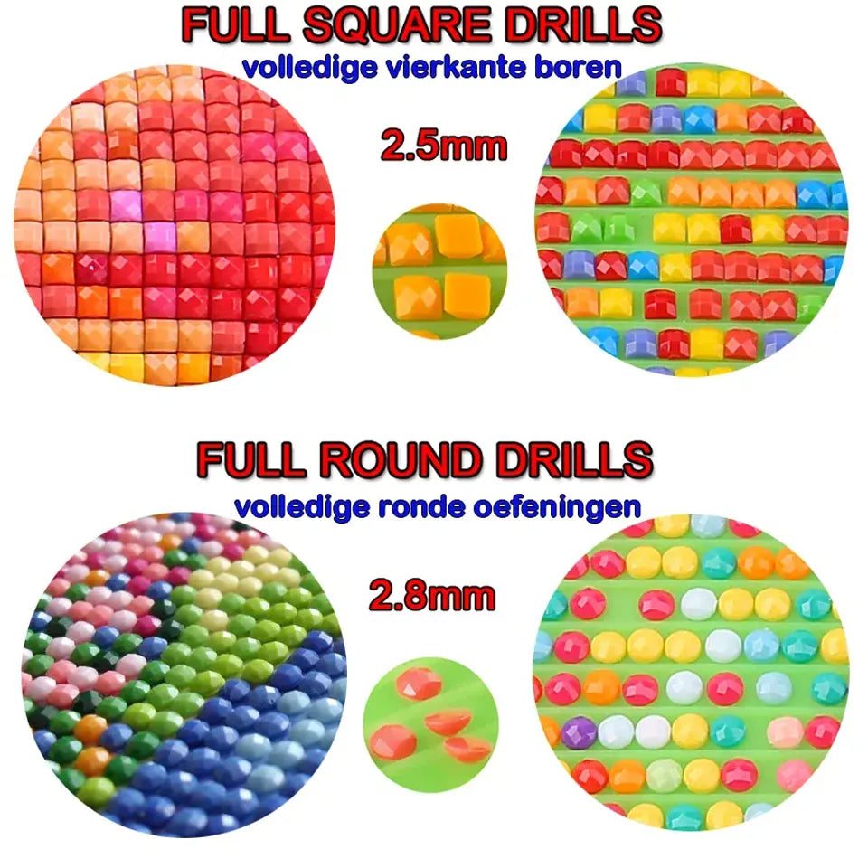 Diamond Painting Cartoon Cute Cat Diamond Mosaic Full Square Round Drill Embroidery Animal Decoration Living Room