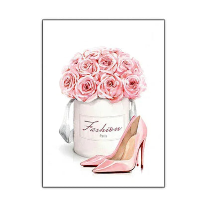 5D DIY AB Diamond Painting Perfume Lipstick High Heels Diamond Mosaic Fashion Modern Bedroom Decor Full Round Embroidery Gift