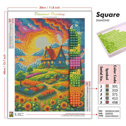 DIY 5D City Street Landscape Diamond Painting Full Round/Square Diamonds Mosaic Handmade Art Exquisite Gift Home Decor