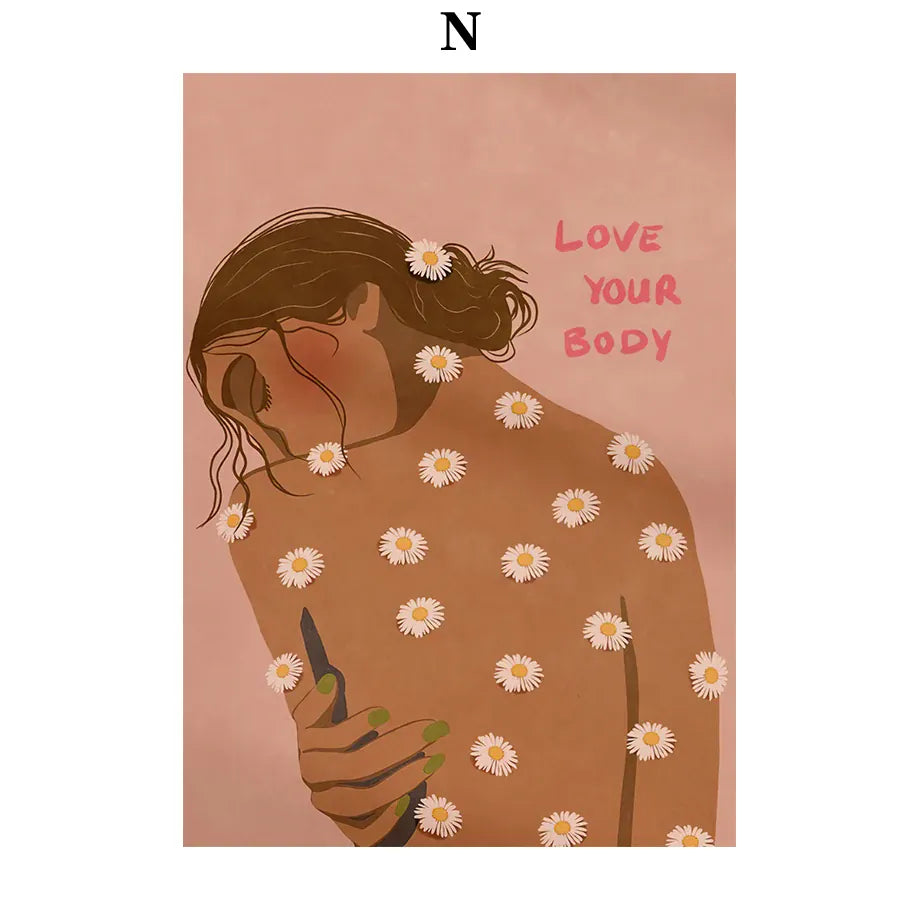 2026 Retro Pop Art Illustration Fashionable And Modern Women Floral Arrangement Fashion Wall Art Diamond Painting Nordic Poste