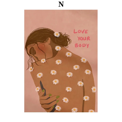 2026 Retro Pop Art Illustration Fashionable And Modern Women Floral Arrangement Fashion Wall Art Diamond Painting Nordic Poste