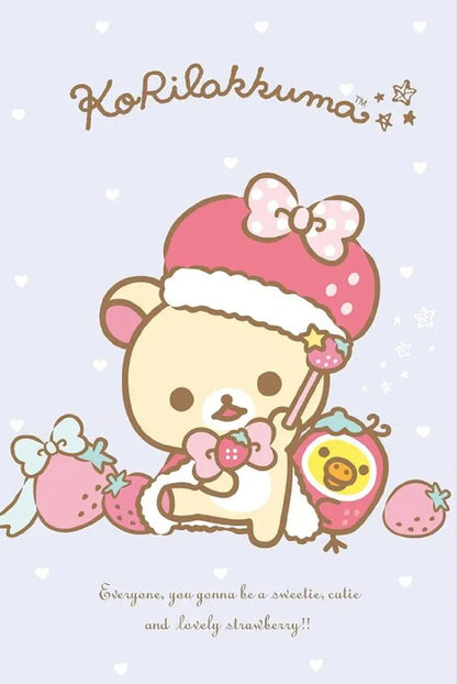 Frameless,Anime Cute Cartoon R-Rilakkuma DIY Diamond Drawing Manga Bear Chick Cat Reading Nursery Children Kawaii Room Decoratio