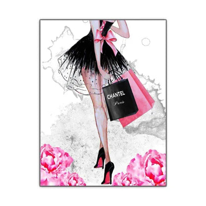 5D DIY AB Diamond Painting Perfume Lipstick High Heels Diamond Mosaic Fashion Modern Bedroom Decor Full Round Embroidery Gift