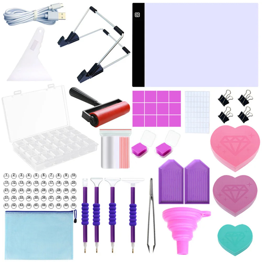 Diamond Painting DIY Dimmable Light Brightness Board LED pPainting Pad